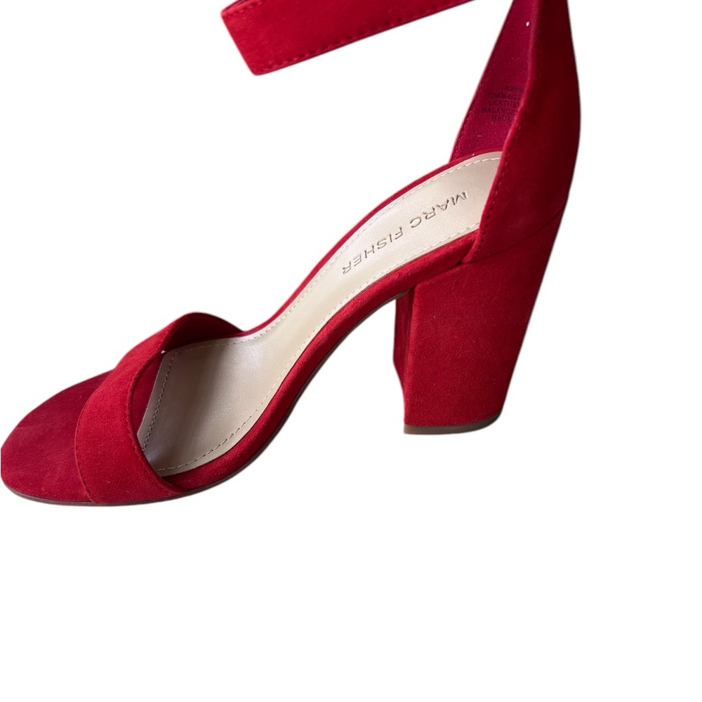 Marc Fisher Women's Red Heeled Sandals